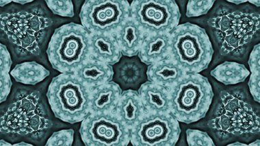 Soyut boya fırça mürekkep patlayabilir formanın düzgün kavramı simetrik desen süs dekoratif Kaleidoscope hareketi geometrik daire ve yıldız şekli