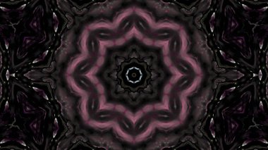 Soyut boya fırça mürekkep patlayabilir formanın düzgün kavramı simetrik desen süs dekoratif Kaleidoscope hareketi geometrik daire ve yıldız şekli