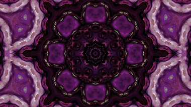 Soyut boya fırça mürekkep patlayabilir formanın düzgün kavramı simetrik desen süs dekoratif Kaleidoscope hareketi geometrik daire ve yıldız şekli