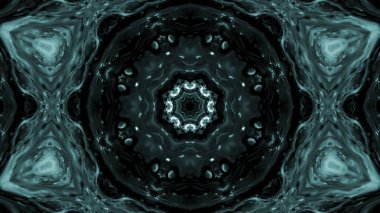 Soyut boya fırça mürekkep patlayabilir formanın düzgün kavramı simetrik desen süs dekoratif Kaleidoscope hareketi geometrik daire ve yıldız şekli