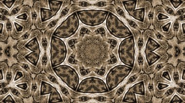 Soyut boya fırça mürekkep patlayabilir formanın düzgün kavramı simetrik desen süs dekoratif Kaleidoscope hareketi geometrik daire ve yıldız şekli