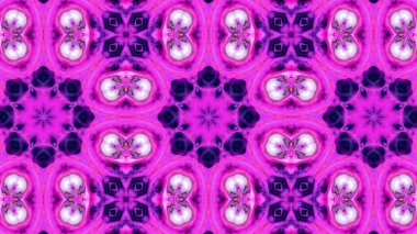 Soyut boya fırça mürekkep patlayabilir formanın düzgün kavramı simetrik desen süs dekoratif Kaleidoscope hareketi geometrik daire ve yıldız şekli