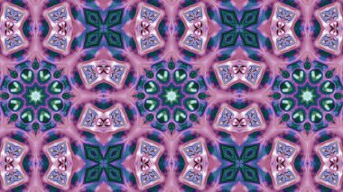 Soyut boya fırça mürekkep patlayabilir formanın düzgün kavramı simetrik desen süs dekoratif Kaleidoscope hareketi geometrik daire ve yıldız şekli