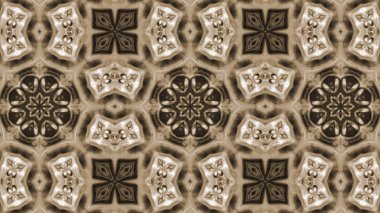 Soyut boya fırça mürekkep patlayabilir formanın düzgün kavramı simetrik desen süs dekoratif Kaleidoscope hareketi geometrik daire ve yıldız şekli