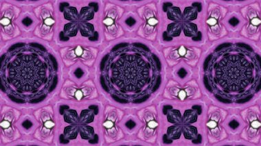 Soyut boya fırça mürekkep patlayabilir formanın düzgün kavramı simetrik desen süs dekoratif Kaleidoscope hareketi geometrik daire ve yıldız şekli