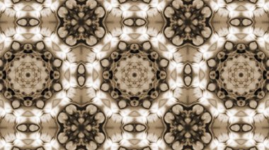 Soyut boya fırça mürekkep patlayabilir formanın düzgün kavramı simetrik desen süs dekoratif Kaleidoscope hareketi geometrik daire ve yıldız şekli