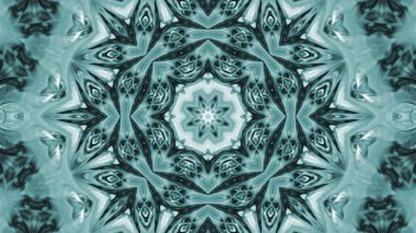 Soyut boya fırça mürekkep patlayabilir formanın düzgün kavramı simetrik desen süs dekoratif Kaleidoscope hareketi geometrik daire ve yıldız şekli