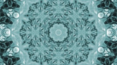 Soyut boya fırça mürekkep patlayabilir formanın düzgün kavramı simetrik desen süs dekoratif Kaleidoscope hareketi geometrik daire ve yıldız şekli