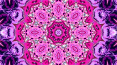 Soyut boya fırça mürekkep patlayabilir formanın düzgün kavramı simetrik desen süs dekoratif Kaleidoscope hareketi geometrik daire ve yıldız şekli