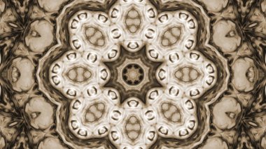 Soyut boya fırça mürekkep patlayabilir formanın düzgün kavramı simetrik desen süs dekoratif Kaleidoscope hareketi geometrik daire ve yıldız şekli