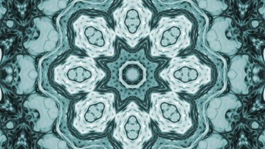 Soyut boya fırça mürekkep patlayabilir formanın düzgün kavramı simetrik desen süs dekoratif Kaleidoscope hareketi geometrik daire ve yıldız şekli