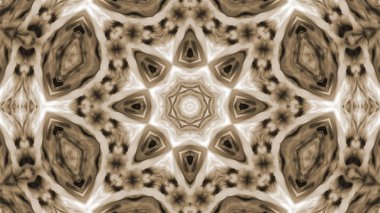 Soyut boya fırça mürekkep patlayabilir formanın düzgün kavramı simetrik desen süs dekoratif Kaleidoscope hareketi geometrik daire ve yıldız şekli