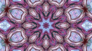 Soyut boya fırça mürekkep patlayabilir formanın düzgün kavramı simetrik desen süs dekoratif Kaleidoscope hareketi geometrik daire ve yıldız şekli