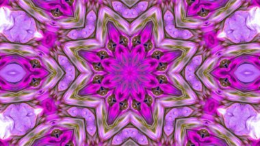 Soyut boya fırça mürekkep patlayabilir formanın düzgün kavramı simetrik desen süs dekoratif Kaleidoscope hareketi geometrik daire ve yıldız şekli