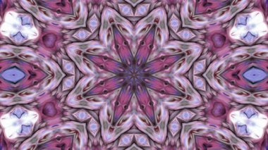 Soyut boya fırça mürekkep patlayabilir formanın düzgün kavramı simetrik desen süs dekoratif Kaleidoscope hareketi geometrik daire ve yıldız şekli