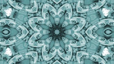 Soyut boya fırça mürekkep patlayabilir formanın düzgün kavramı simetrik desen süs dekoratif Kaleidoscope hareketi geometrik daire ve yıldız şekli