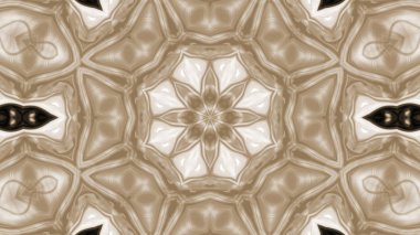 Soyut boya fırça mürekkep patlayabilir formanın düzgün kavramı simetrik desen süs dekoratif Kaleidoscope hareketi geometrik daire ve yıldız şekli