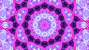 Soyut boya fırça mürekkep patlayabilir formanın düzgün kavramı simetrik desen süs dekoratif Kaleidoscope hareketi geometrik daire ve yıldız şekli