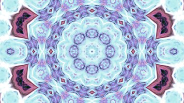 Soyut boya fırça mürekkep patlayabilir formanın düzgün kavramı simetrik desen süs dekoratif Kaleidoscope hareketi geometrik daire ve yıldız şekli