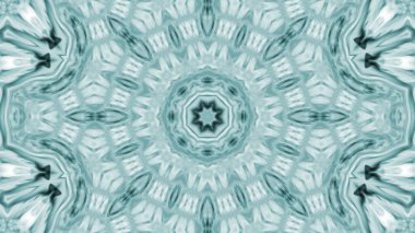 Soyut boya fırça mürekkep patlayabilir formanın düzgün kavramı simetrik desen süs dekoratif Kaleidoscope hareketi geometrik daire ve yıldız şekli