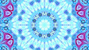 Soyut boya fırça mürekkep patlayabilir formanın düzgün kavramı simetrik desen süs dekoratif Kaleidoscope hareketi geometrik daire ve yıldız şekli