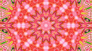 Soyut boya fırça mürekkep patlayabilir formanın düzgün kavramı simetrik desen süs dekoratif Kaleidoscope hareketi geometrik daire ve yıldız şekli