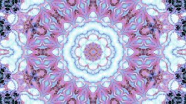 Soyut boya fırça mürekkep patlayabilir formanın düzgün kavramı simetrik desen süs dekoratif Kaleidoscope hareketi geometrik daire ve yıldız şekli