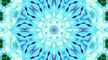 Soyut boya fırça mürekkep patlayabilir formanın düzgün kavramı simetrik desen süs dekoratif Kaleidoscope hareketi geometrik daire ve yıldız şekli