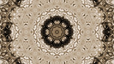 Soyut boya fırça mürekkep patlayabilir formanın düzgün kavramı simetrik desen süs dekoratif Kaleidoscope hareketi geometrik daire ve yıldız şekli