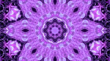 Soyut boya fırça mürekkep patlayabilir formanın düzgün kavramı simetrik desen süs dekoratif Kaleidoscope hareketi geometrik daire ve yıldız şekli