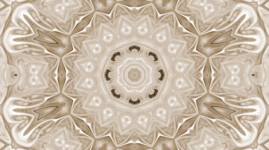 Soyut boya fırça mürekkep patlayabilir formanın düzgün kavramı simetrik desen süs dekoratif Kaleidoscope hareketi geometrik daire ve yıldız şekli