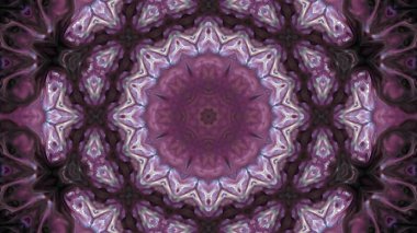 Soyut boya fırça mürekkep patlayabilir formanın düzgün kavramı simetrik desen süs dekoratif Kaleidoscope hareketi geometrik daire ve yıldız şekli