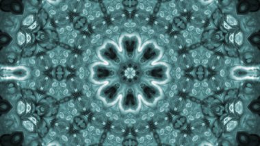 Soyut boya fırça mürekkep patlayabilir formanın düzgün kavramı simetrik desen süs dekoratif Kaleidoscope hareketi geometrik daire ve yıldız şekli