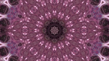 Soyut boya fırça mürekkep patlayabilir formanın düzgün kavramı simetrik desen süs dekoratif Kaleidoscope hareketi geometrik daire ve yıldız şekli