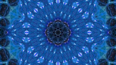 Soyut boya fırça mürekkep patlayabilir formanın düzgün kavramı simetrik desen süs dekoratif Kaleidoscope hareketi geometrik daire ve yıldız şekli