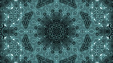 Soyut boya fırça mürekkep patlayabilir formanın düzgün kavramı simetrik desen süs dekoratif Kaleidoscope hareketi geometrik daire ve yıldız şekli