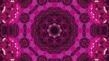 Soyut boya fırça mürekkep patlayabilir formanın düzgün kavramı simetrik desen süs dekoratif Kaleidoscope hareketi geometrik daire ve yıldız şekli