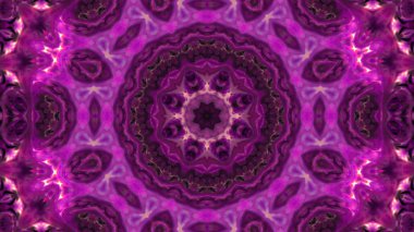 Soyut boya fırça mürekkep patlayabilir formanın düzgün kavramı simetrik desen süs dekoratif Kaleidoscope hareketi geometrik daire ve yıldız şekli