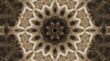 Soyut boya fırça mürekkep patlayabilir formanın düzgün kavramı simetrik desen süs dekoratif Kaleidoscope hareketi geometrik daire ve yıldız şekli