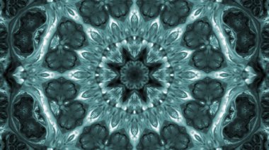 Soyut boya fırça mürekkep patlayabilir formanın düzgün kavramı simetrik desen süs dekoratif Kaleidoscope hareketi geometrik daire ve yıldız şekli