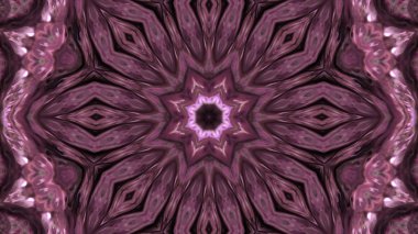 Soyut boya fırça mürekkep patlayabilir formanın düzgün kavramı simetrik desen süs dekoratif Kaleidoscope hareketi geometrik daire ve yıldız şekli