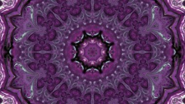 Soyut boya fırça mürekkep patlayabilir formanın düzgün kavramı simetrik desen süs dekoratif Kaleidoscope hareketi geometrik daire ve yıldız şekli