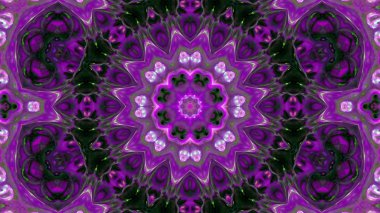 Soyut boya fırça mürekkep patlayabilir formanın düzgün kavramı simetrik desen süs dekoratif Kaleidoscope hareketi geometrik daire ve yıldız şekli