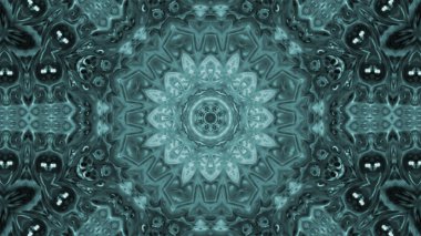 Soyut boya fırça mürekkep patlayabilir formanın düzgün kavramı simetrik desen süs dekoratif Kaleidoscope hareketi geometrik daire ve yıldız şekli