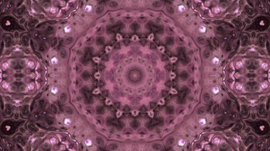 Soyut boya fırça mürekkep patlayabilir formanın düzgün kavramı simetrik desen süs dekoratif Kaleidoscope hareketi geometrik daire ve yıldız şekli