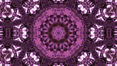 Soyut boya fırça mürekkep patlayabilir formanın düzgün kavramı simetrik desen süs dekoratif Kaleidoscope hareketi geometrik daire ve yıldız şekli