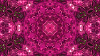 Soyut boya fırça mürekkep patlayabilir formanın düzgün kavramı simetrik desen süs dekoratif Kaleidoscope hareketi geometrik daire ve yıldız şekli