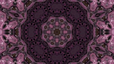 Soyut boya fırça mürekkep patlayabilir formanın düzgün kavramı simetrik desen süs dekoratif Kaleidoscope hareketi geometrik daire ve yıldız şekli