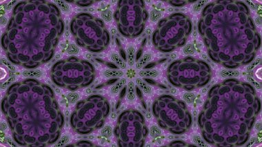 Soyut boya fırça mürekkep patlayabilir formanın düzgün kavramı simetrik desen süs dekoratif Kaleidoscope hareketi geometrik daire ve yıldız şekli