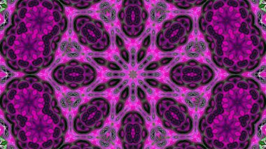 Soyut boya fırça mürekkep patlayabilir formanın düzgün kavramı simetrik desen süs dekoratif Kaleidoscope hareketi geometrik daire ve yıldız şekli